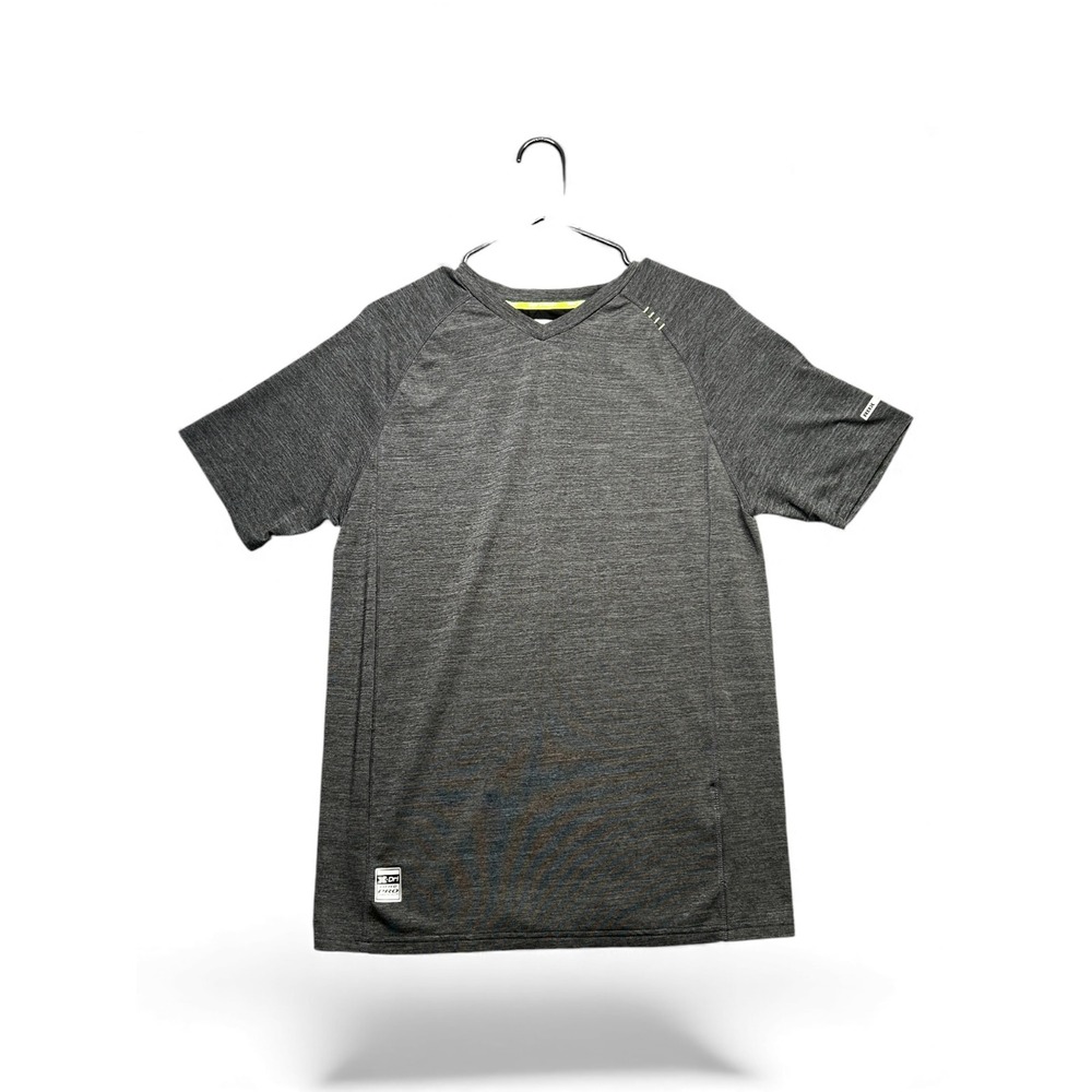 RBX XTRAIN Men's Fitted V Neck Athletic T Shirt Gray Size M